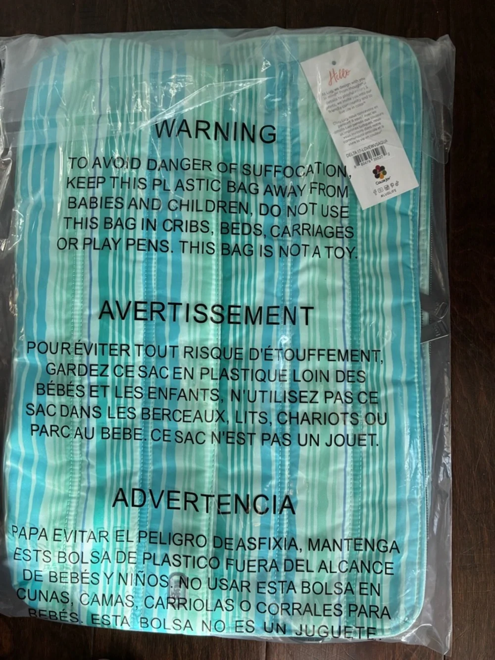 Lug Delta 17" Laptop Case Love Waves Aqua - Picture 7 of 7